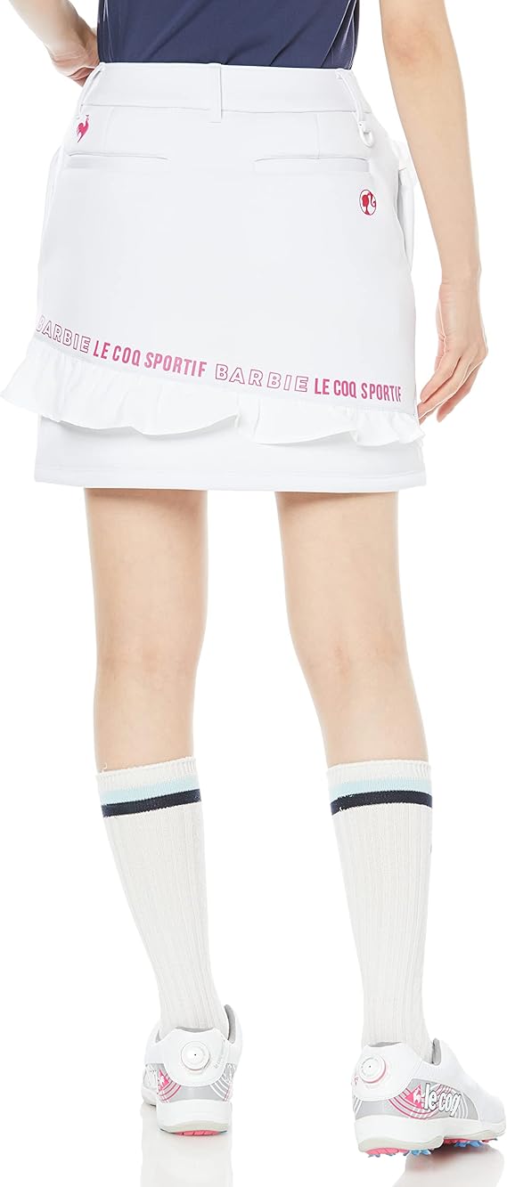 Le Coq Sportifスカート 【BARBIEコラボ】サイズ11 バービー×ルコックスポルティフが提案する2コーデ。ゴルフウェア